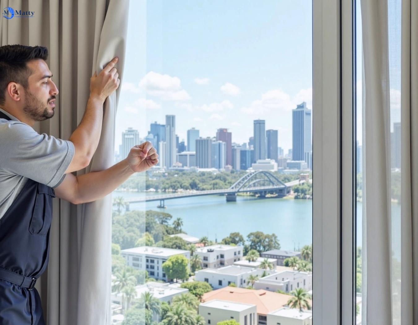 Professional curtain steam cleaning service coledale-nsw QLD by Matty Curtain Cleaning